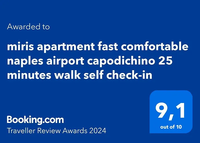 Miris Fast Comfortable Airport Capodichino 25 Minutes Walk Self Check-In
